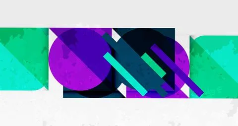 Grainy texture geometric abstract background. Vector Illustration For Wallp.. Illustrazione stock