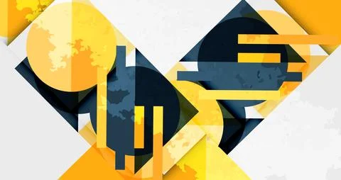 Grainy texture geometric abstract background. Vector Illustration For Wallp.. Stock Illustration