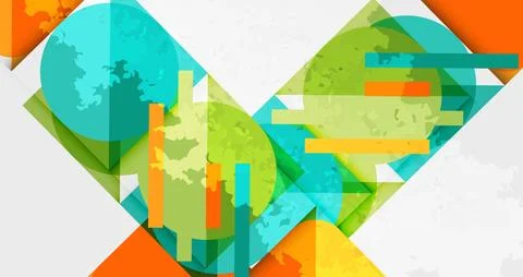 Grainy texture geometric abstract background. Vector Illustration For Wallp.. Stock Illustration