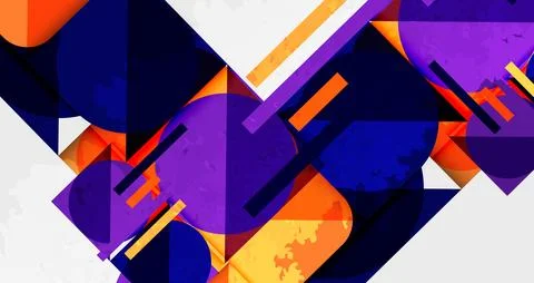 Grainy texture geometric abstract background. Vector Illustration For Wallp.. Stock Illustration