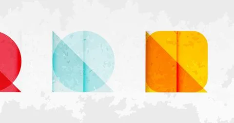 Grainy texture geometric abstract background. Vector Illustration For Wallp.. Stock Illustration