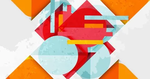 Grainy texture geometric abstract background. Vector Illustration For Wallp.. Stock Illustration