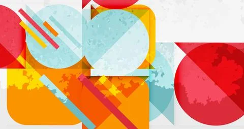 Grainy texture geometric abstract background. Vector Illustration For Wallp.. Stock Illustration