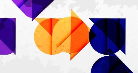 Grainy texture geometric abstract background. Vector Illustration For Wallpaper Stock Illustration