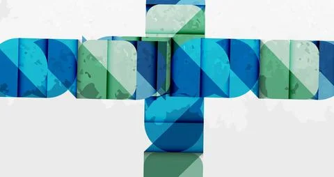 Grainy texture geometric abstract background. Vector Illustration For Wallpaper Stock Illustration