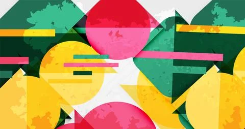 Grainy texture geometric abstract background. Vector Illustration For Wallpaper Stock Illustration