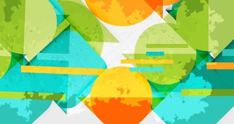 Grainy texture geometric abstract background. Vector Illustration For Wallpaper Stock Illustration