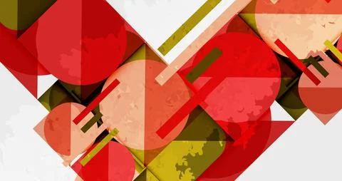 Grainy texture geometric abstract background. Vector Illustration For Wallpaper Stock Illustration