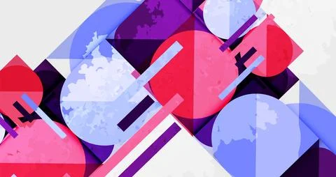 Grainy texture geometric abstract background. Vector Illustration For Wallpaper Stock Illustration