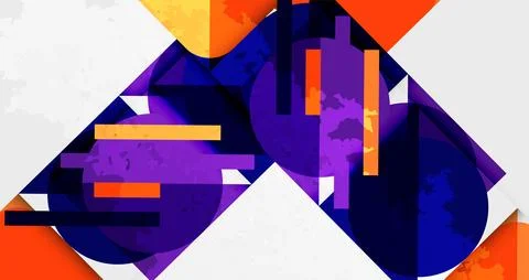 Grainy texture geometric abstract background. Vector Illustration For Wallpaper Stock Illustration