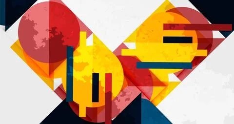 Grainy texture geometric abstract background. Vector Illustration For Wallpaper Stock Illustration