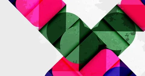 Grainy texture geometric abstract background. Vector Illustration For Wallpaper Stock Illustration