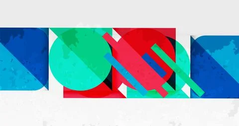 Grainy texture geometric abstract background. Vector Illustration For Wallpaper Illustrazione stock