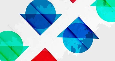 Grainy texture geometric abstract background. Vector Illustration For Wallpaper Stock Illustration