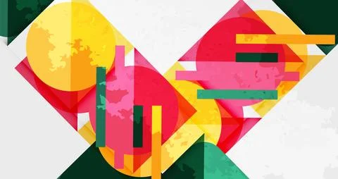 Grainy texture geometric abstract background. Vector Illustration For Wallpaper, Stock Illustration