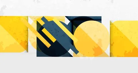 Grainy texture geometric abstract background. Vector Illustration For Wallpaper, Illustrazione stock