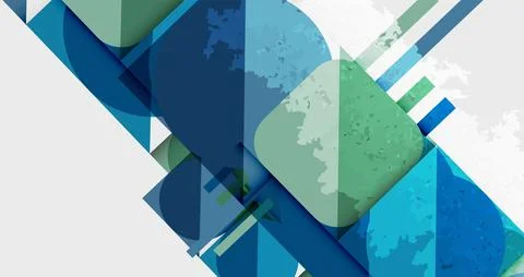 Grainy texture geometric abstract background. Vector Illustration For Wallpaper, Illustrazione stock