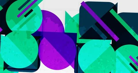 Grainy texture geometric abstract background. Vector Illustration For Wallpaper, 스톡 일러스트