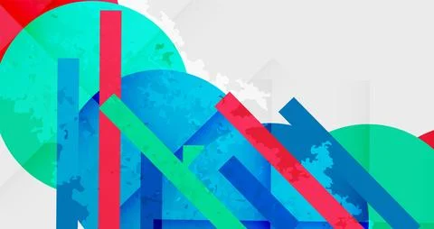 Grainy texture geometric abstract background. Vector Illustration For Wallpaper, 스톡 일러스트