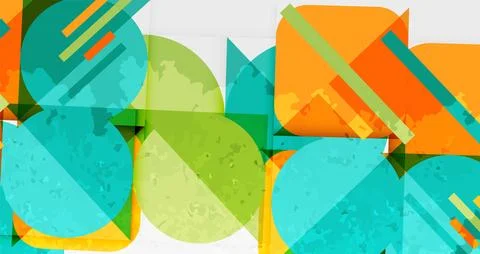 Grainy texture geometric abstract background. Vector Illustration For Wallpaper, イラスト素材