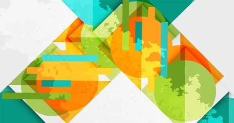 Grainy texture geometric abstract background. Vector Illustration For Wallpaper, イラスト素材
