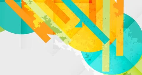 Grainy texture geometric abstract background. Vector Illustration For Wallpaper, Illustrazione stock