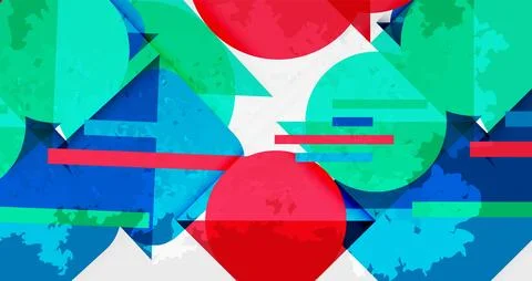 Grainy texture geometric abstract background. Vector Illustration For Wallpaper, 스톡 일러스트