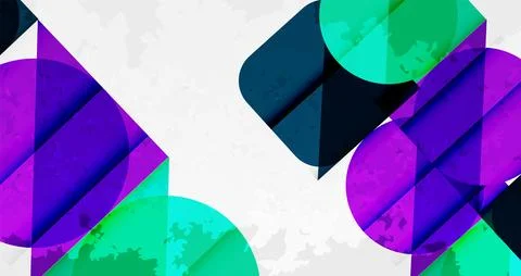 Grainy texture geometric abstract background. Vector Illustration For Wallpaper, Stock Illustration