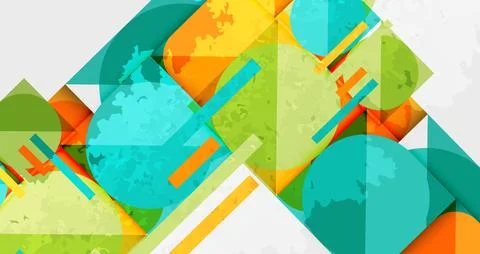 Grainy texture geometric abstract background. Vector Illustration For Wallpaper, 스톡 일러스트