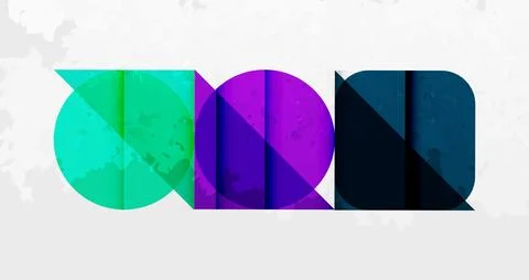 Grainy texture geometric abstract background. Vector Illustration For Wallpaper, イラスト素材
