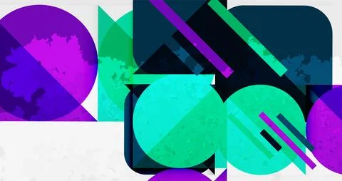 Grainy texture geometric abstract background. Vector Illustration For Wallpaper, Illustrazione stock
