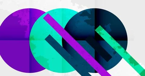 Grainy texture geometric abstract background. Vector Illustration For Wallpaper, イラスト素材