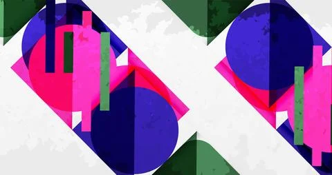 Grainy texture geometric abstract background. Vector Illustration For Wallpaper, イラスト素材