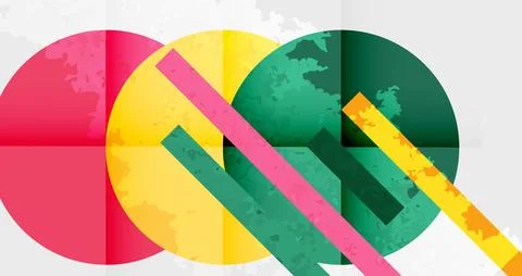 Grainy texture geometric abstract background. Vector Illustration For Wallpaper, Illustrazione stock