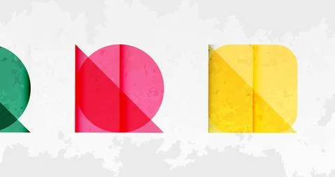 Grainy texture geometric abstract background. Vector Illustration For Wallpaper, Stock Illustration