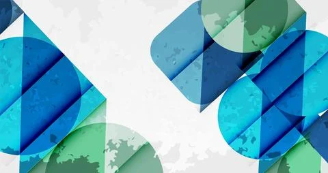 Grainy texture geometric abstract background. Vector Illustration For Wallpaper, Illustrazione stock
