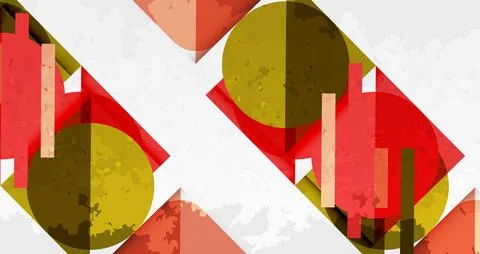 Grainy texture geometric abstract background. Vector Illustration For Wallpaper, Illustrazione stock
