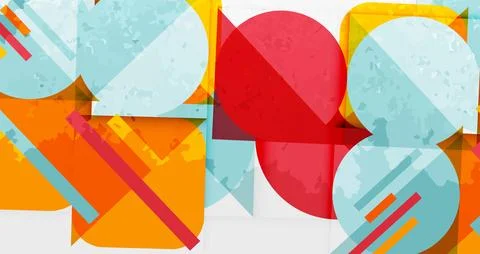 Grainy texture geometric abstract background. Vector Illustration For Wallpaper, Illustrazione stock