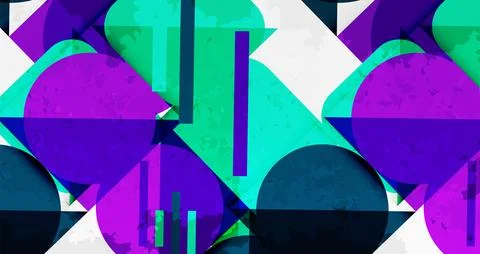 Grainy texture geometric abstract background. Vector Illustration For Wallpaper, Stock Illustration