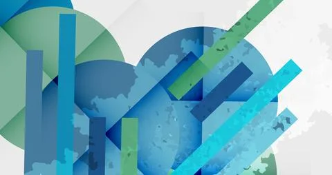 Grainy texture geometric abstract background. Vector Illustration For Wallpaper, Illustrazione stock