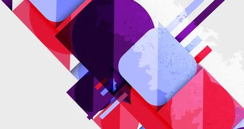 Grainy texture geometric abstract background. Vector Illustration For Wallpaper, Illustrazione stock