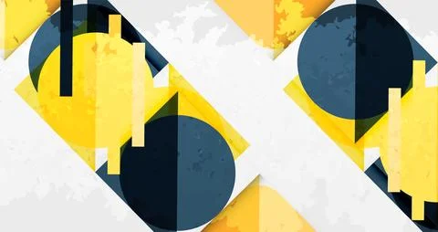 Grainy texture geometric abstract background. Vector Illustration For Wallpaper, Illustrazione stock