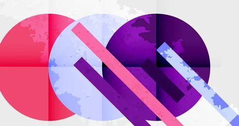 Grainy texture geometric abstract background. Vector Illustration For Wallpaper, イラスト素材