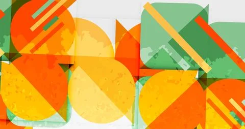 Grainy texture geometric abstract background. Vector Illustration For Wallpaper, Illustrazione stock
