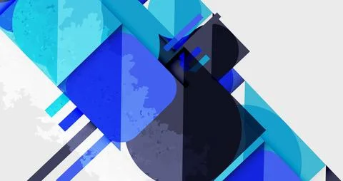 Grainy texture geometric abstract background. Vector Illustration For Wallpaper, Illustrazione stock