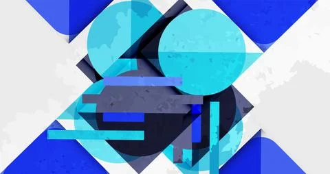Grainy texture geometric abstract background. Vector Illustration For Wallpaper, Illustrazione stock