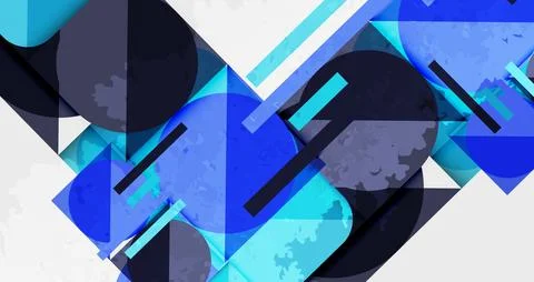 Grainy texture geometric abstract background. Vector Illustration For Wallpaper, Illustrazione stock