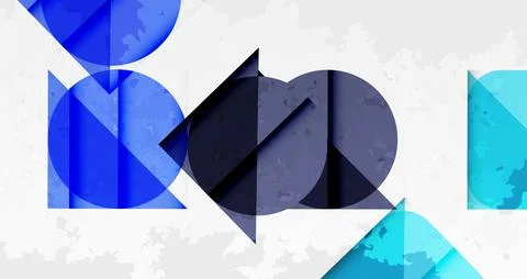Grainy texture geometric abstract background. Vector Illustration For Wallpaper, Stock Illustration
