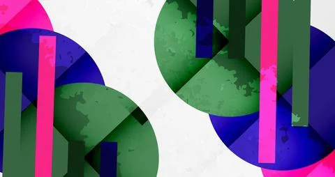 Grainy texture geometric abstract background. Vector Illustration For Wallpaper, Stock Illustration