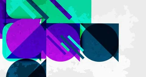 Grainy texture geometric abstract background. Vector Illustration For Wallpaper, Stock Illustration